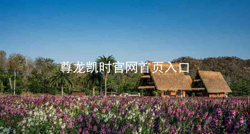 尊龙凯时官网首页入口